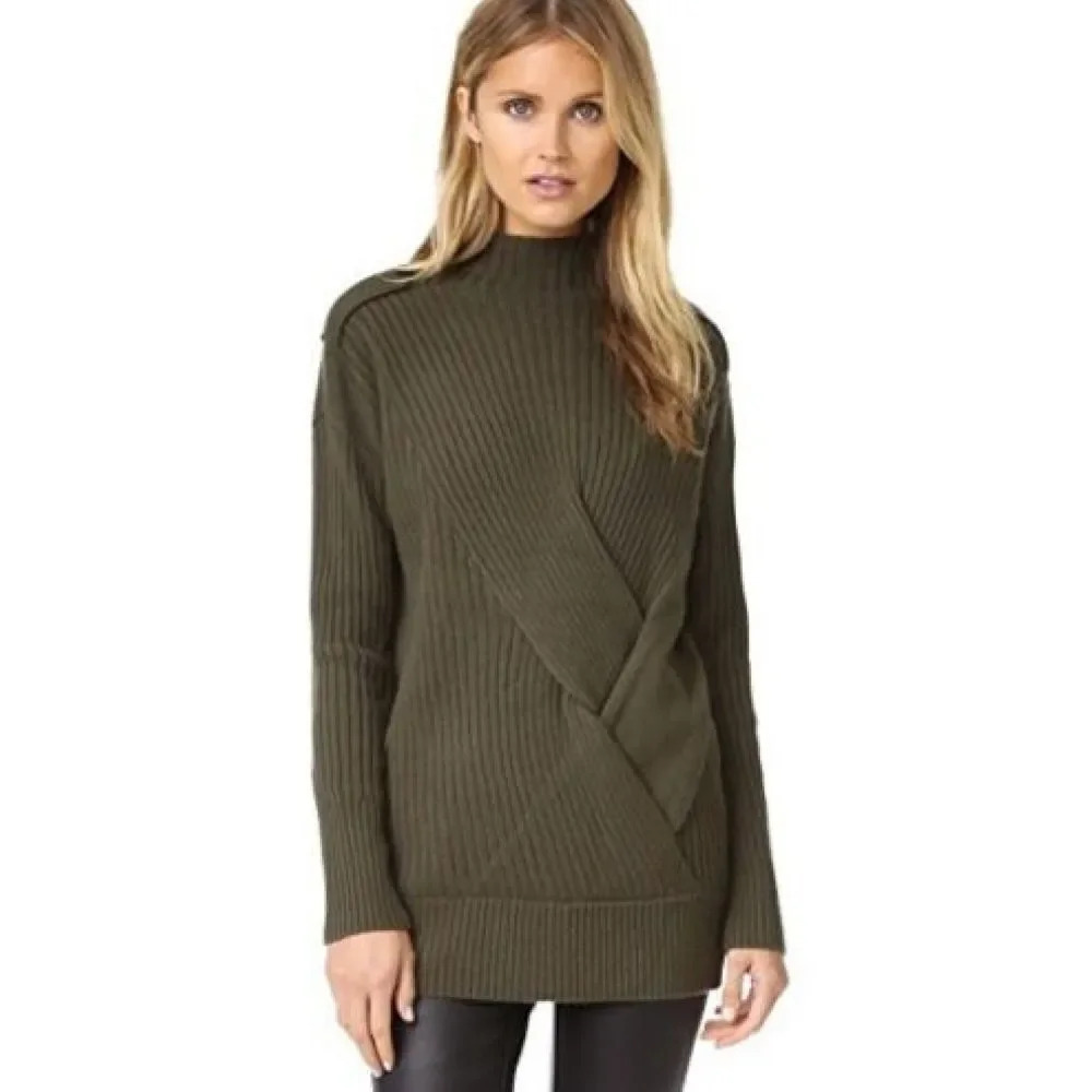 Rag & Bone Dale Twist Wool Sweater Size Medium - image 1